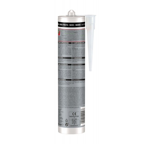 SL 650 Ventanas y Juntas Cart. 300 ml - Negro Ral 9004